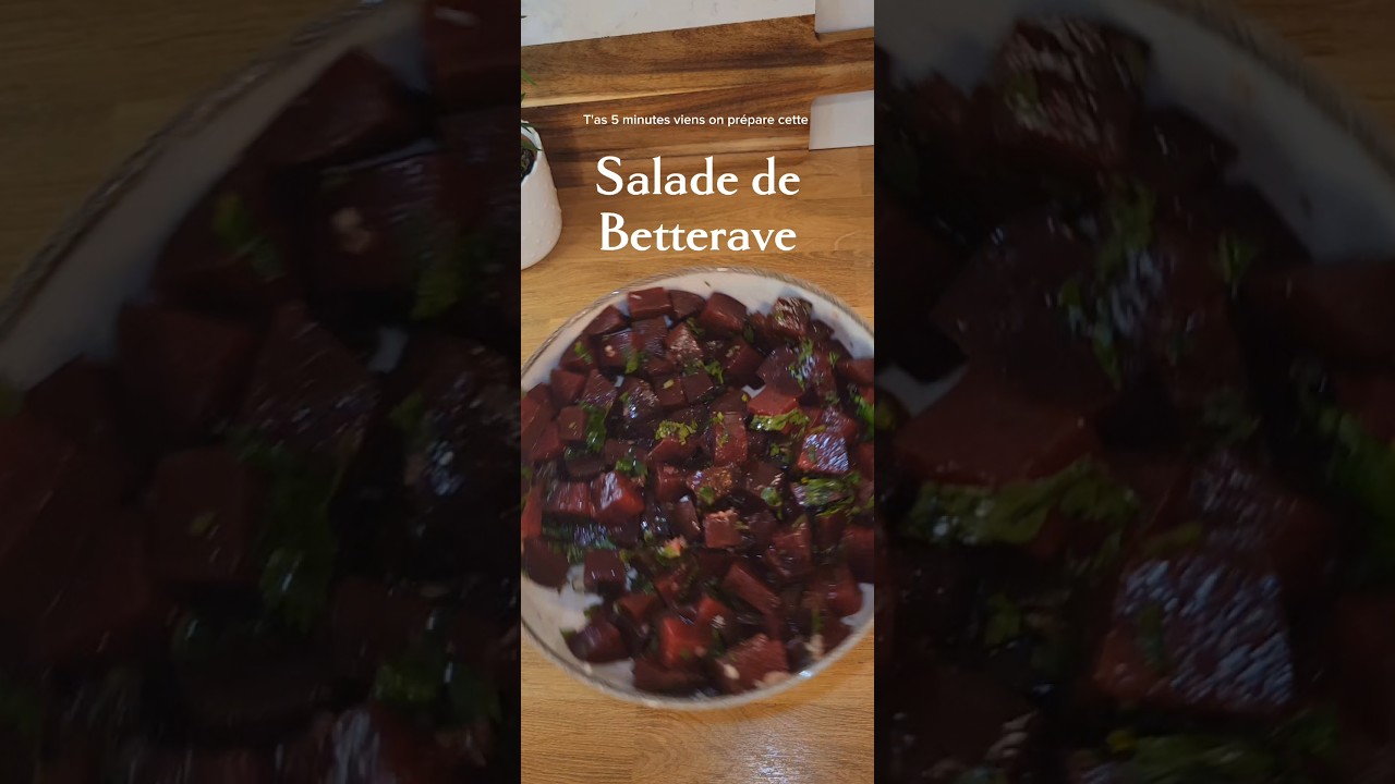 🥗Salade de betteraves 