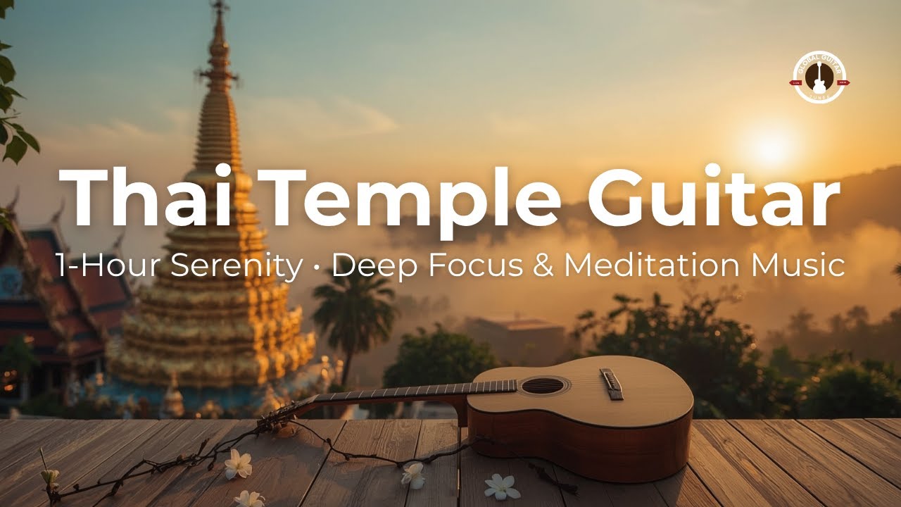 Thai Temple Guitar 🇹🇭 | 1-Hour Serenity • Deep Focus & Meditation Music | Global Guitar Tunes