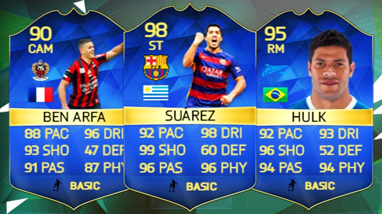 TOP 10 TOTS KORTIT  (FIFA 16)