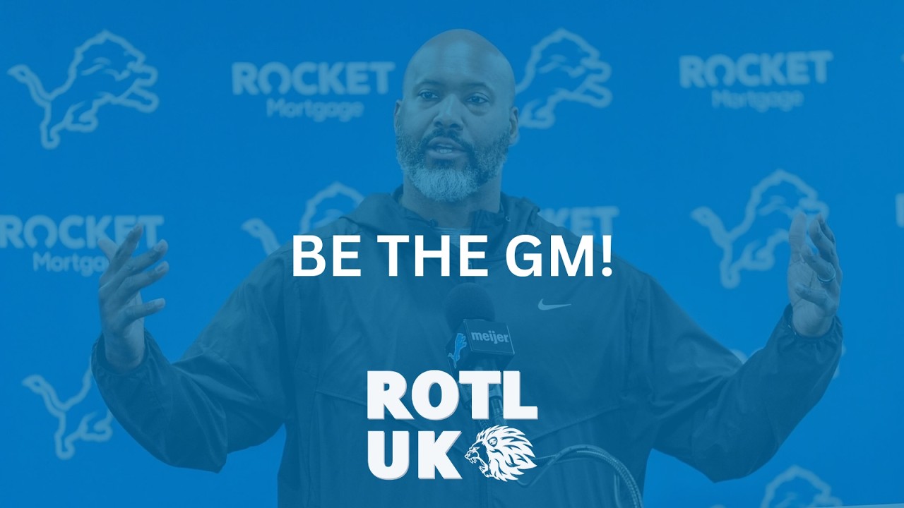 Be The GM - What Would You Do With The Detroit Lions? (Part 2)