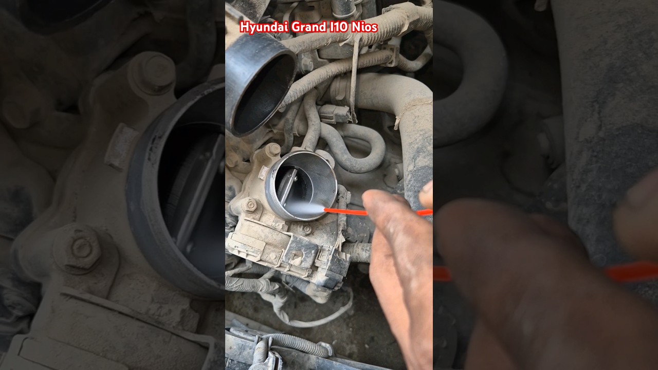 Hyundai Grand I10 Nios Throttle Body Cleaning process || 