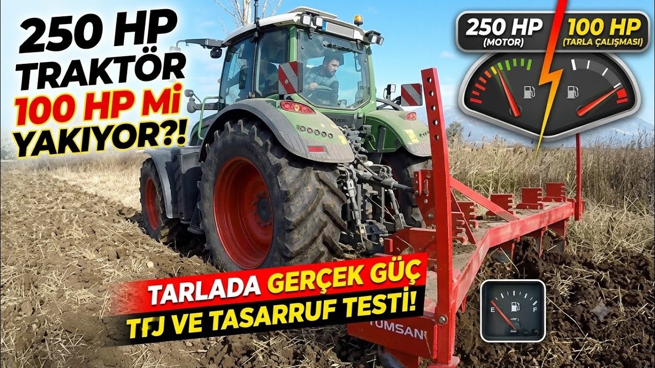 OPERATÖRÜ ANLATIYOR 100 BEYGİR TRAKTÖR KADAR AZ YAKIYOR FENDT 724 VARİO