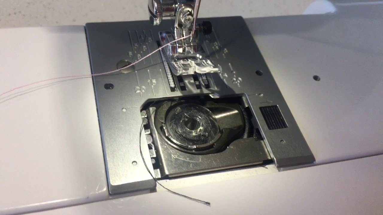 Threading a Sewing Machine with Mrs.Duggan -Janome HD-5000