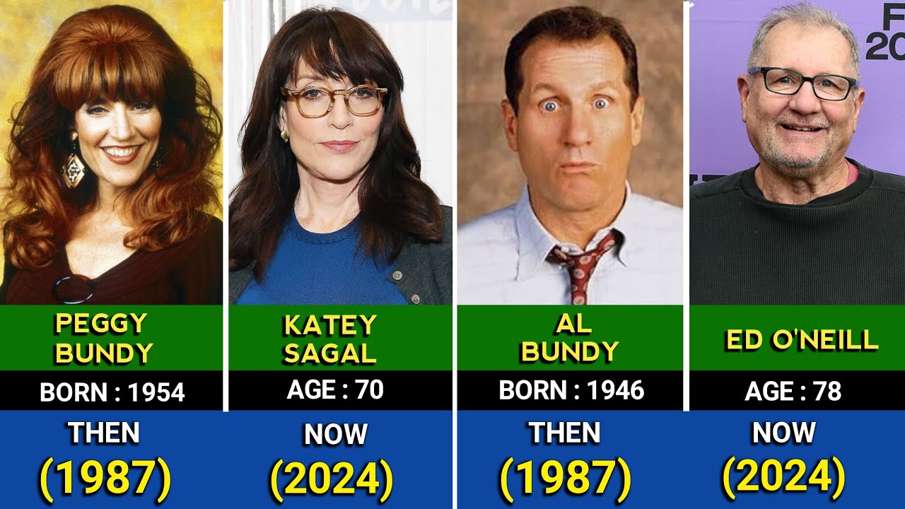 Married.... With Children 1987 Then And Now