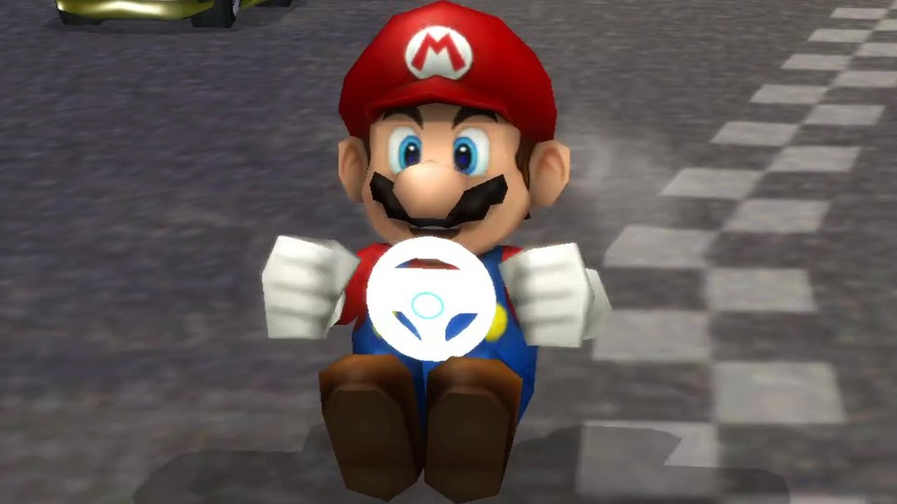 Wii Wheel Kart Mario in Mario Kart Wii