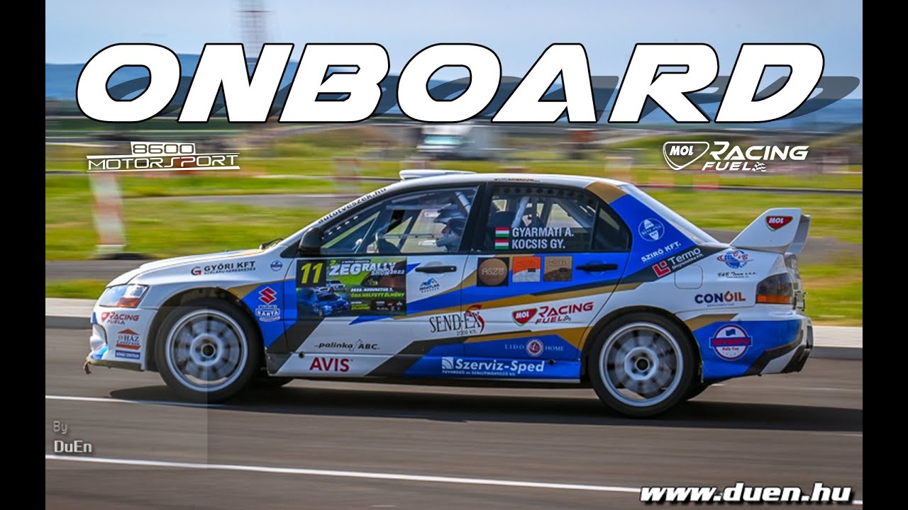 ONBOARD // 2. ZEG Rally Show - Gy10, Zalazone // Gyarmati Ariel - Kocsis György // Mitsubishi EVO IX