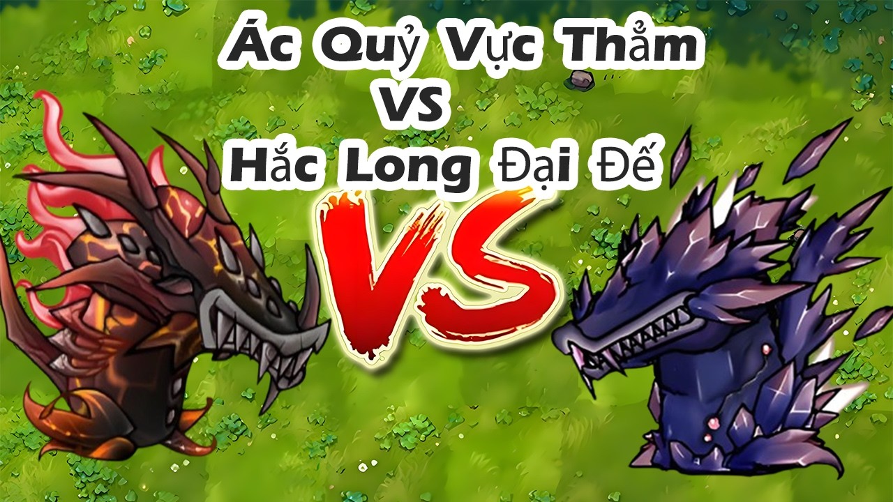 Ác Quỷ Vực Thẳm VS Hắc Long Đại Đế trong Plants vs. Zombies Fusion 3.3