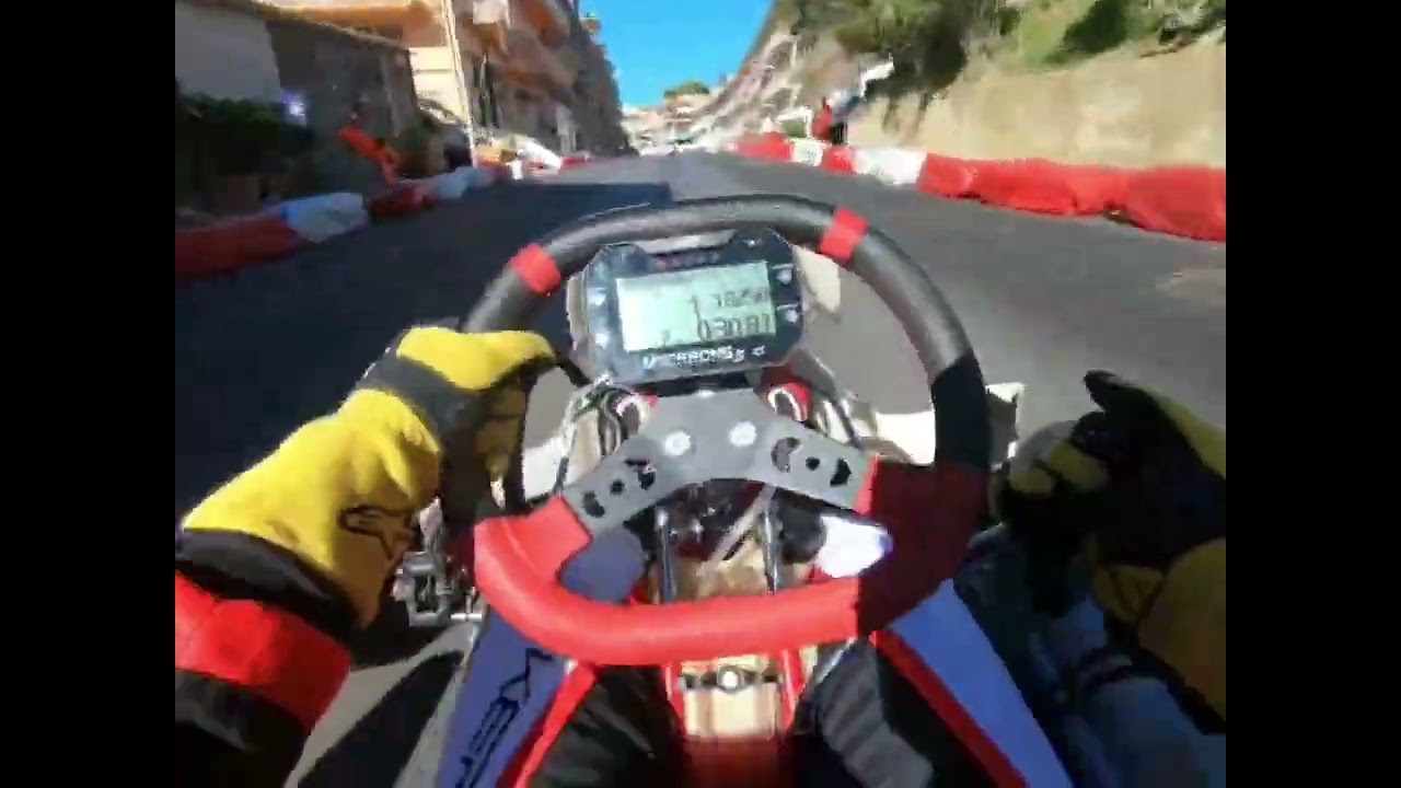 Alessio martorana kart campionato regionale circuito cittadino Caccamo 2025 prove libere 