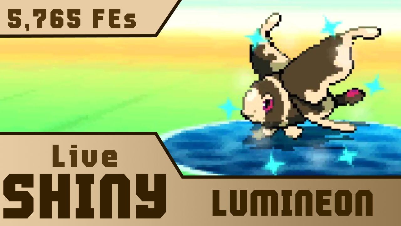 Live Shiny Lumineon in 5,765 Rippling Fish Encounters! • Pokemon White 2