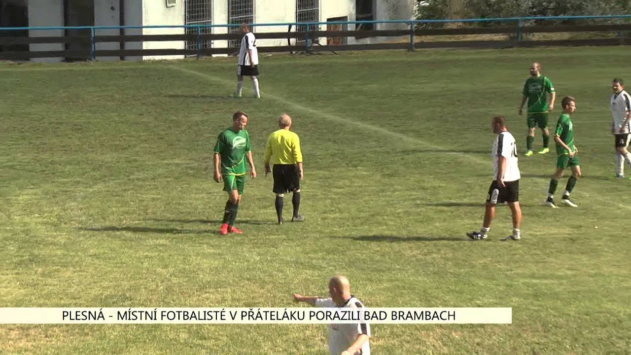 Plesná: Místní fotbalisté v přáteláku porazili Bad Brambach (TV Západ)