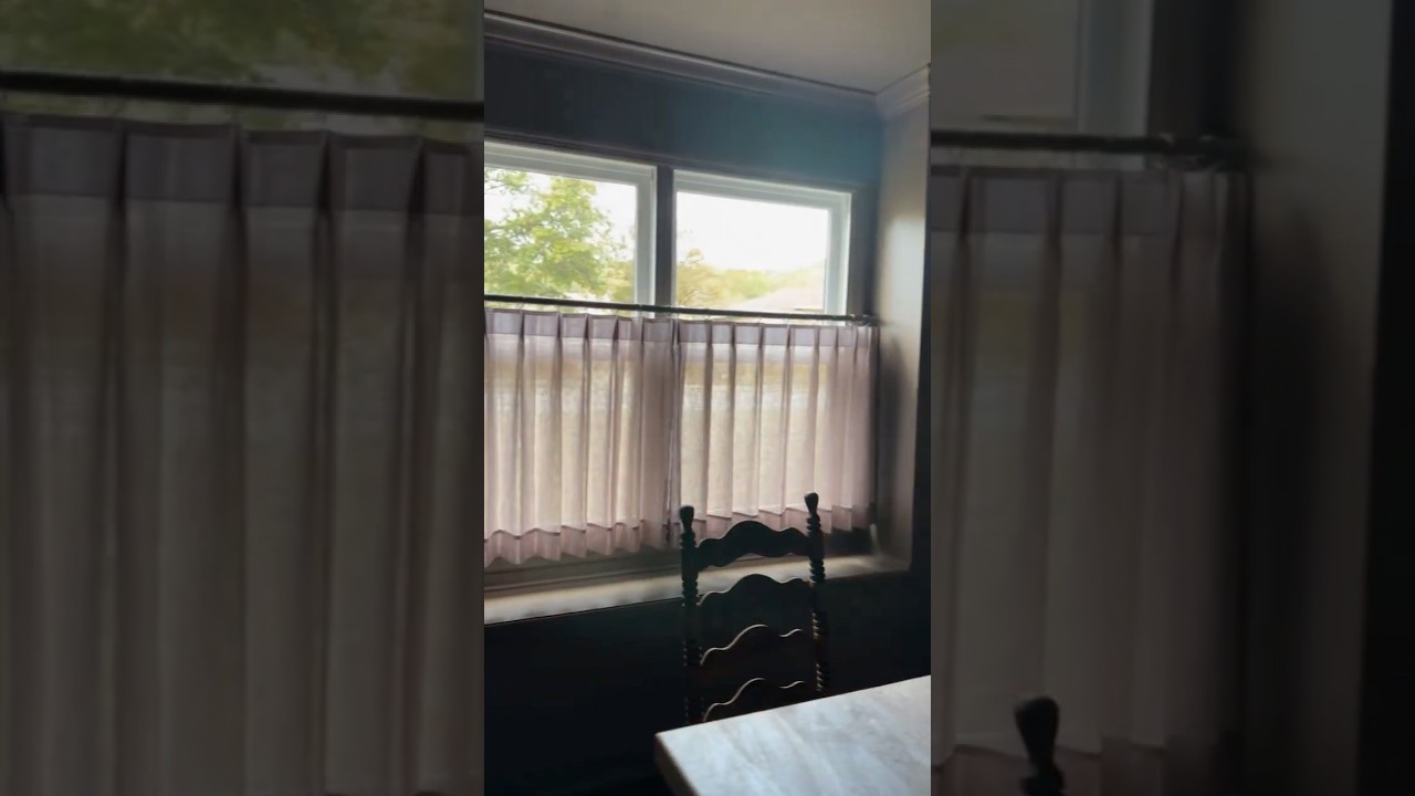 ✨ The Perfect Cafe Curtains for Privacy and Light! ☀️🌙 