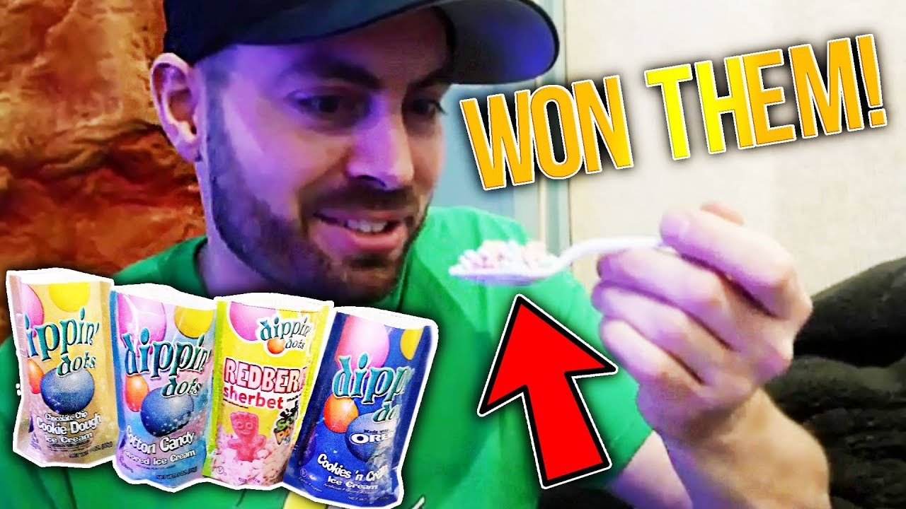 I Won Dip N Dots With Arcade Tickets! With Review Krueger's Arcade ArcadeJackpotPro