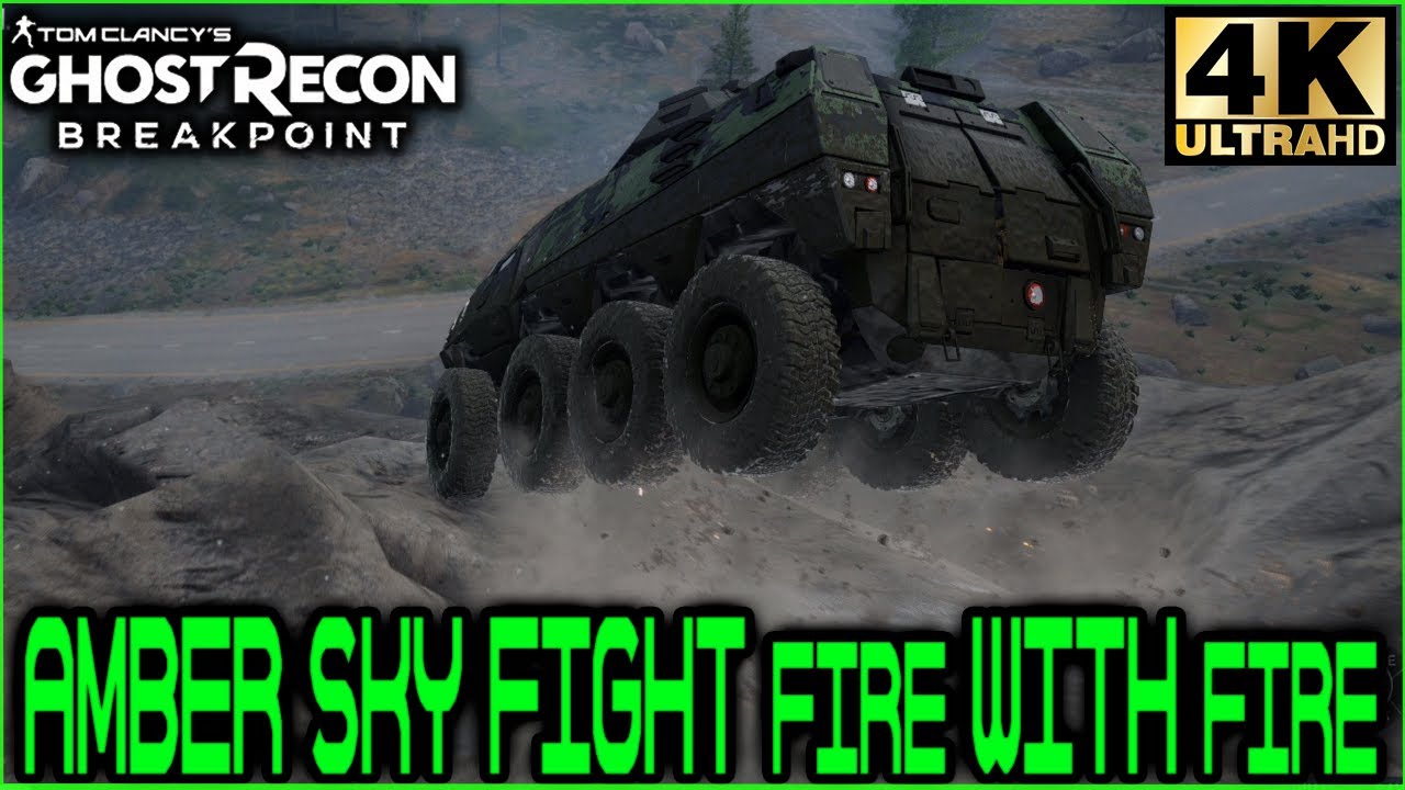 Ghost Recon Breakpoint Operation Amber Sky: Mission 5 Fight Fire with Fire Gameplay 4K No Commentary