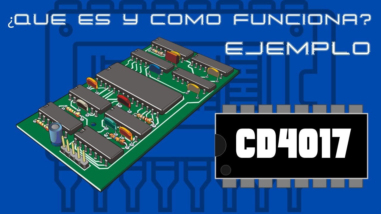 ✅CD4017 ¿Qué es y cómo funciona? || Ejemplo de uso⭐