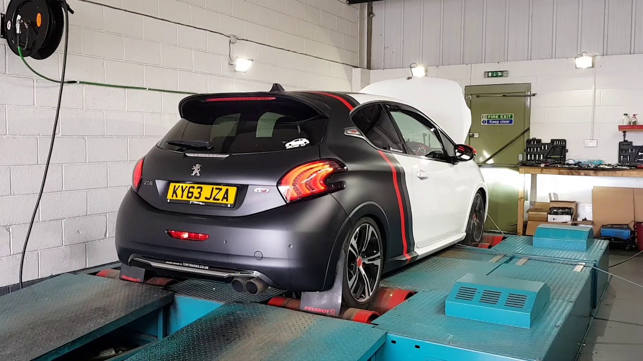 Pug 208 GTI 1.6 Turbo 200BHP - Custom Dyno Tuning + Decat Software