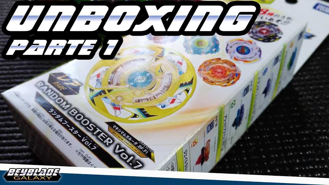Unboxing B-87 Random Booster Vol. 7 - Parte 1 [Beyblade Burst] [PT-Br]
