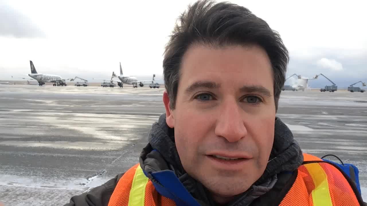 Marc Stewart reports on Monday afternoon conditions at DIA