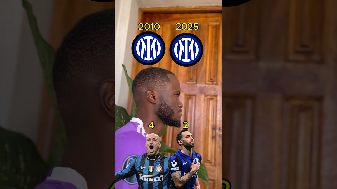 INTER DE MIL&Atilde;O 2010 vs INTER DE MIL&Atilde;O 2025  #futebol #realmadrid #championsleague #barcelona