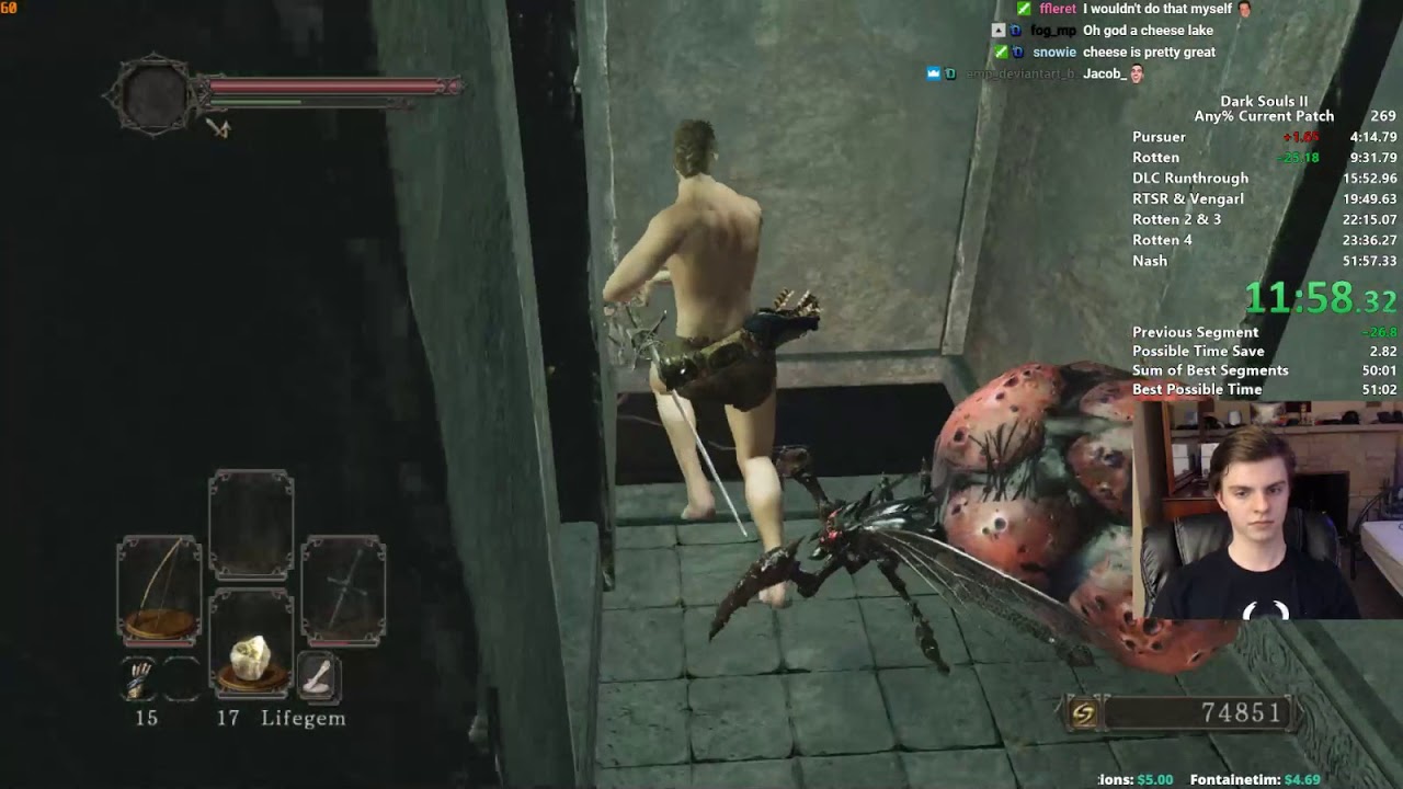 DS2 Any% Speedrun in 51:22 (World Record/Current Patch)