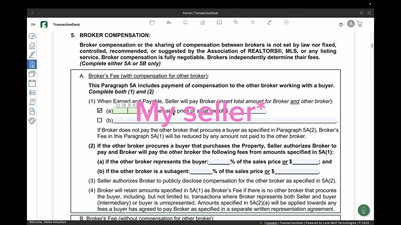 How to Fill out the Residential listing agreement - Exclusive right to Sell