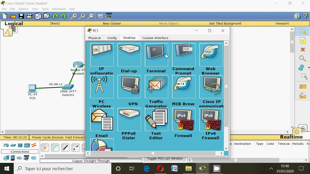 routage dynamique avec RIP version 1