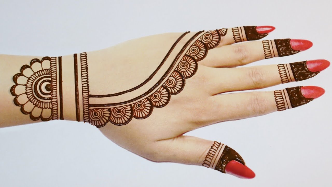 Stylish Easy Mehndi designs for Backhand|Simple Mehandi design|Mehandi ka design|Mehndi designमहेंदी