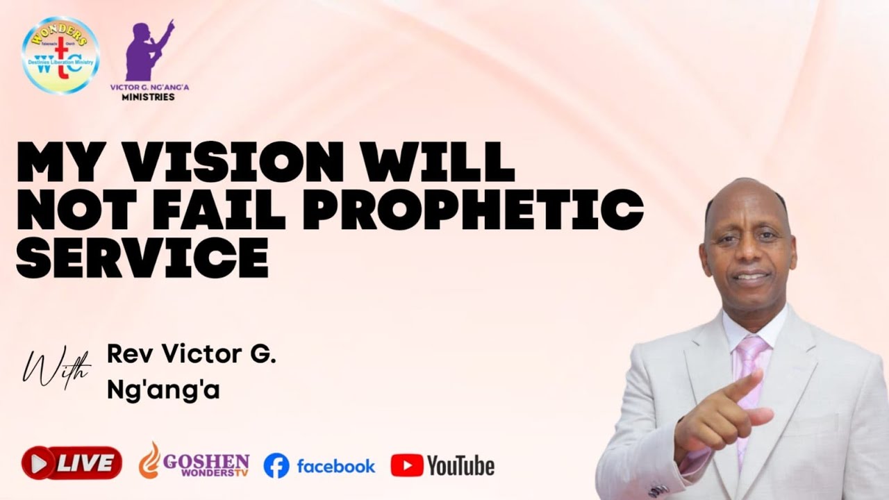 MY VISION WILL NOT FAIL PROPHETIC SERVICE || 8TH FEBRUARY 2026