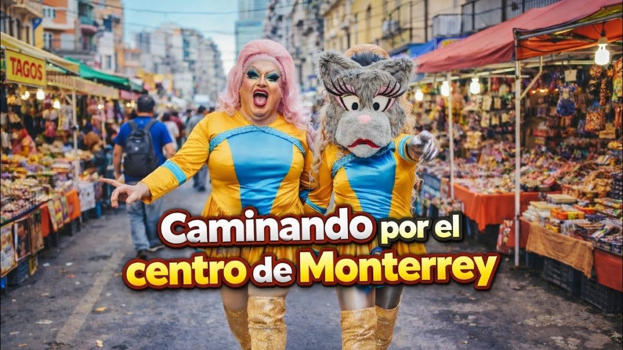 Caminando por el centro de Monterrey