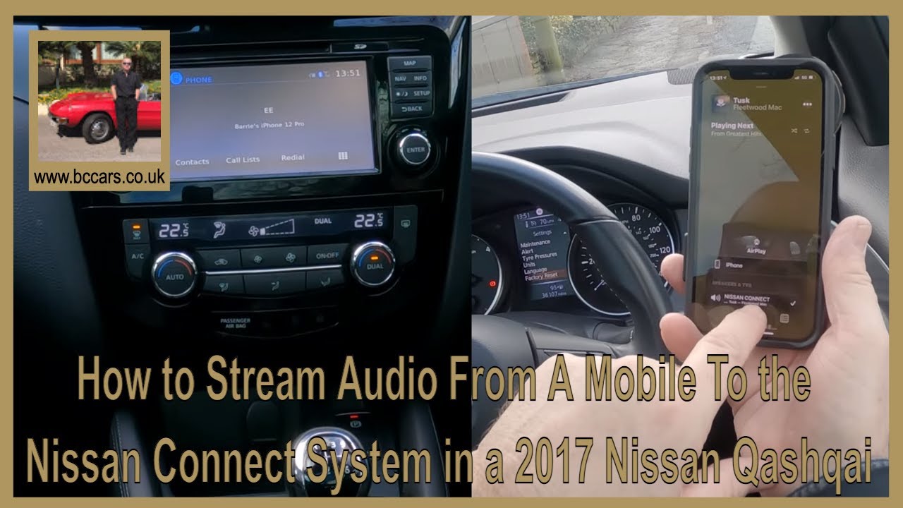 How to Stream Audio From A Mobile To the Nissan Connect System in a 2017 Nissan Qashqai