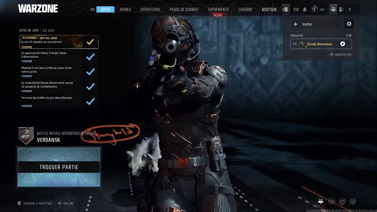 live Call of Duty fin de saison