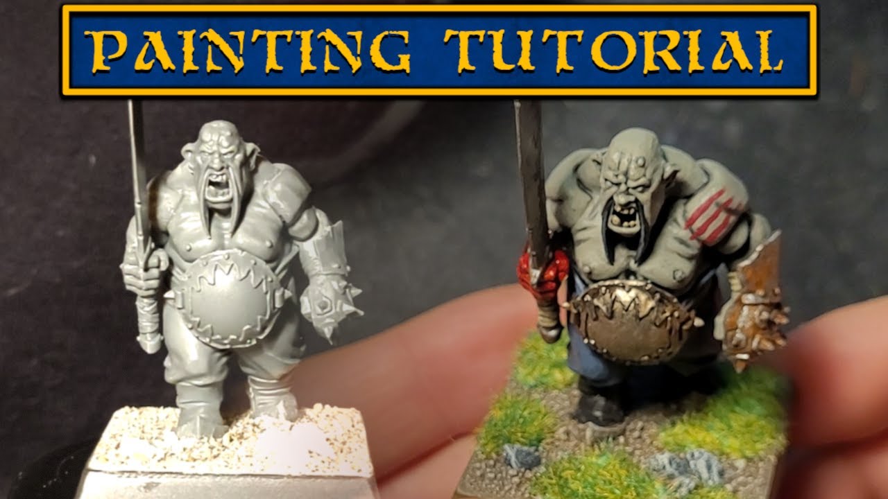 Ogerbulle im klassischen Warhammer Fantasy Farbschema - Painting Tutorial