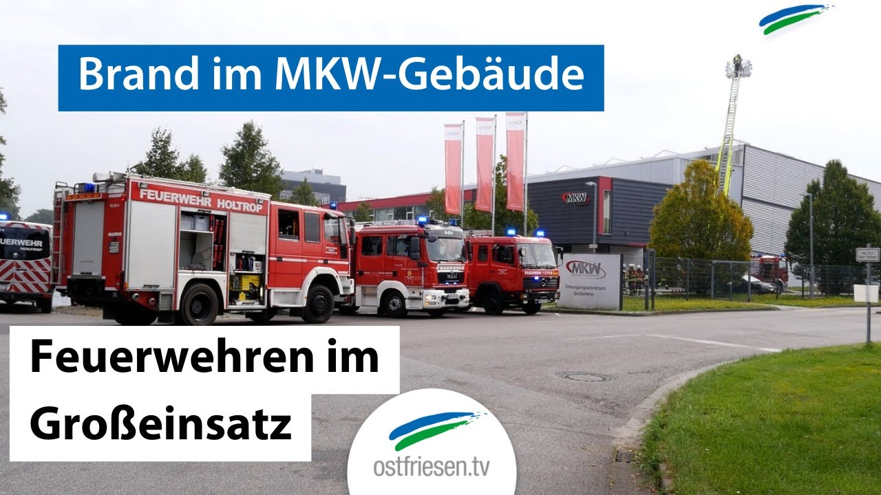 MKW in Großefehn: Feuer im Entsorgungszentrum