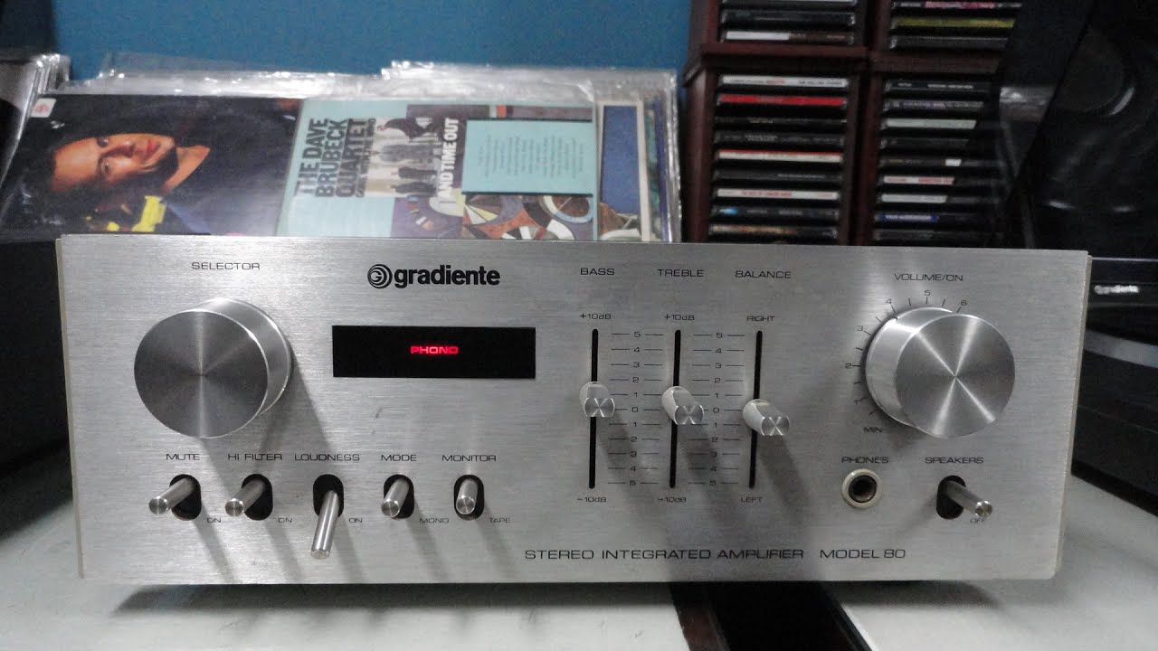 O Rei do Som - Amplificador Gradiente Model 80