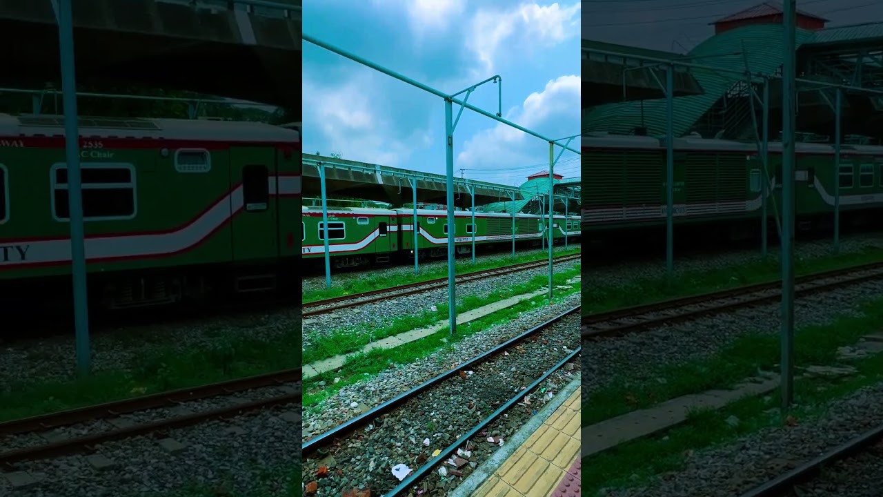 Chittagong Railway Station Train Crossing. #bdtrain #train #bangladeshtrain #railway #bdrailfan