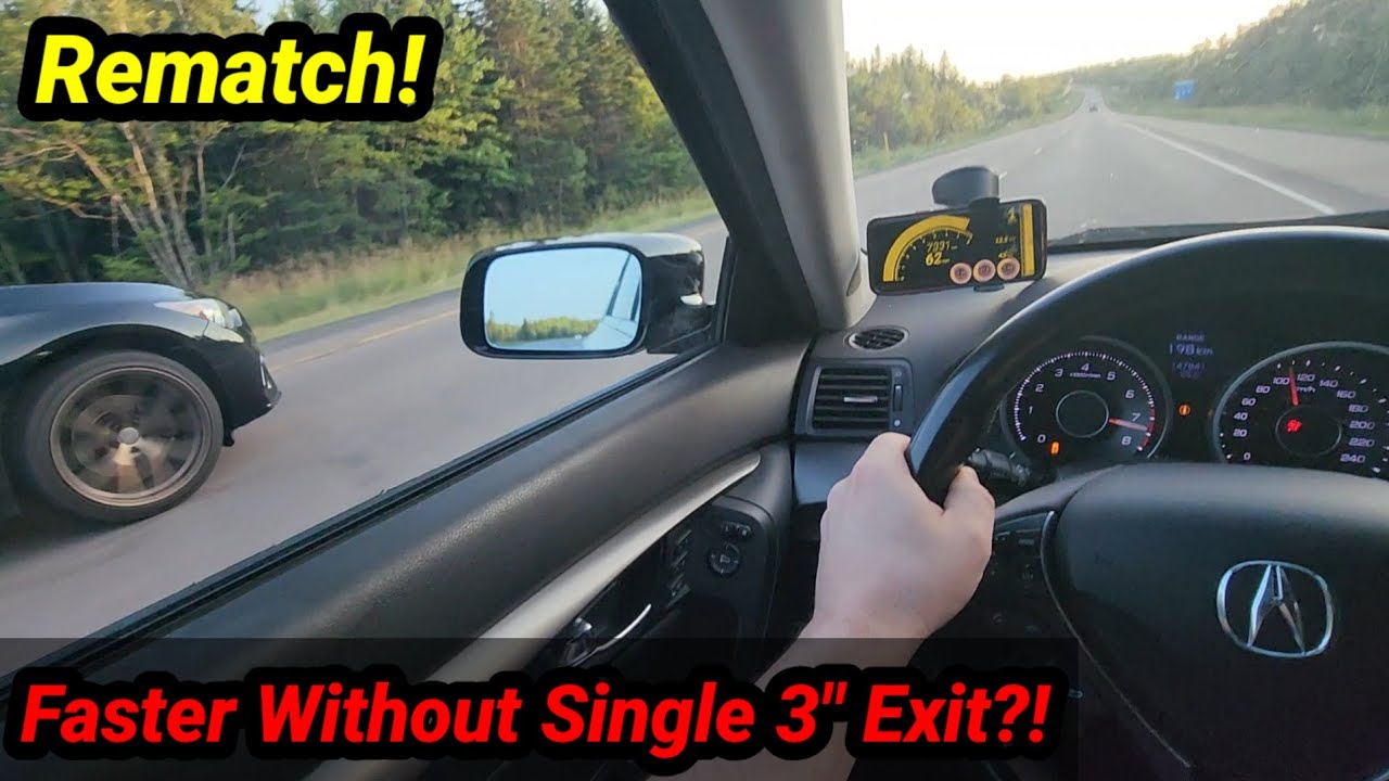 FBO Acura TL SH-AWD Vs. JB4 Q50! *New Exhaust Setup*