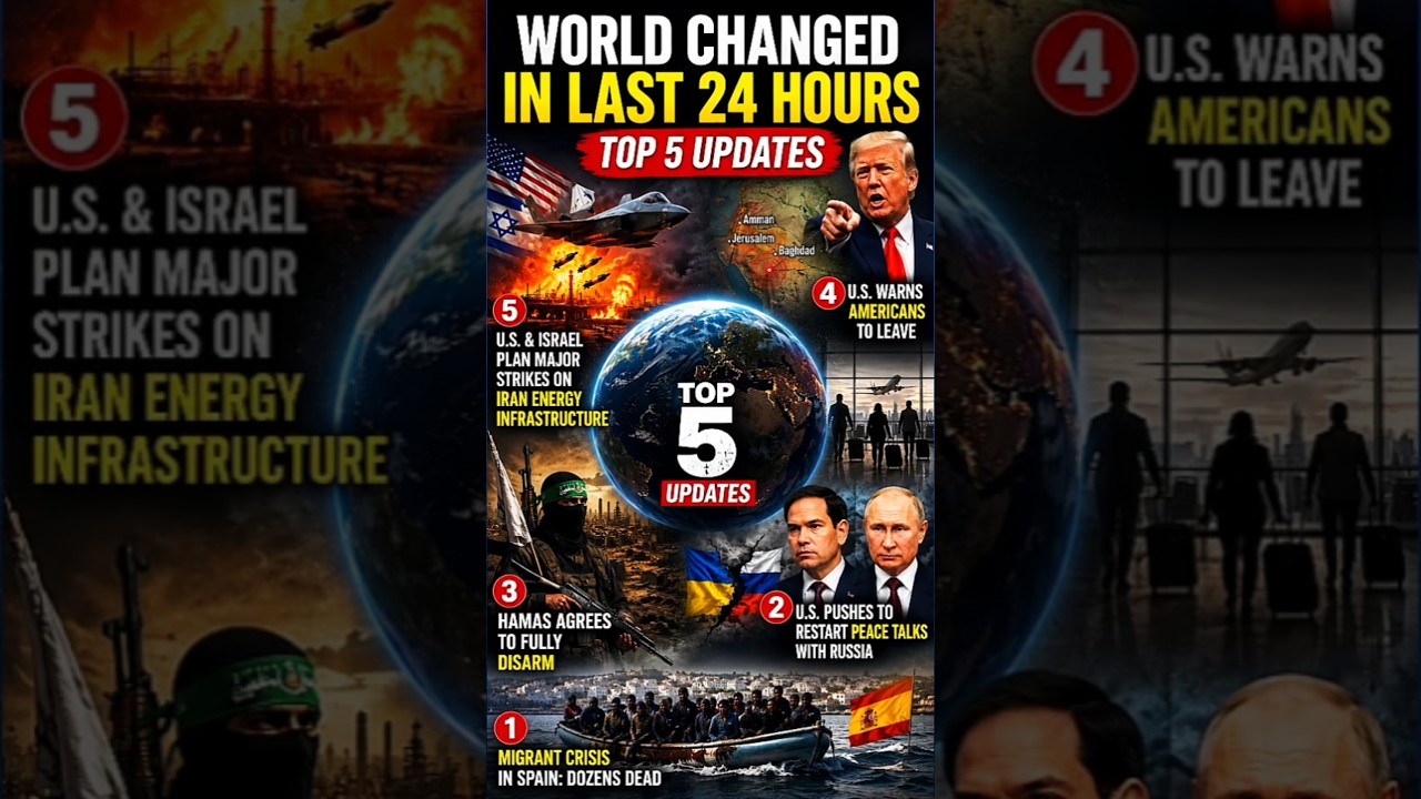 Top 5 Global News Updates | The World Changed in 24 Hours 🌍