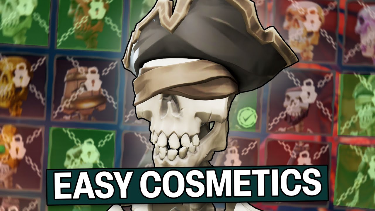 The EASIEST Skeleton Cosmetics To Get In Sea of Thieves