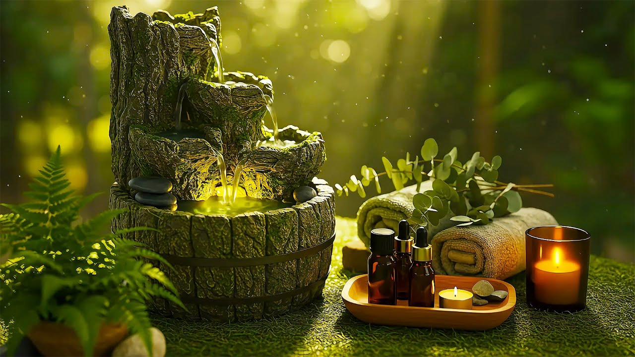 Pure Water Sounds & Healing Music 🍀 Deep Relaxation & Mind Clarity