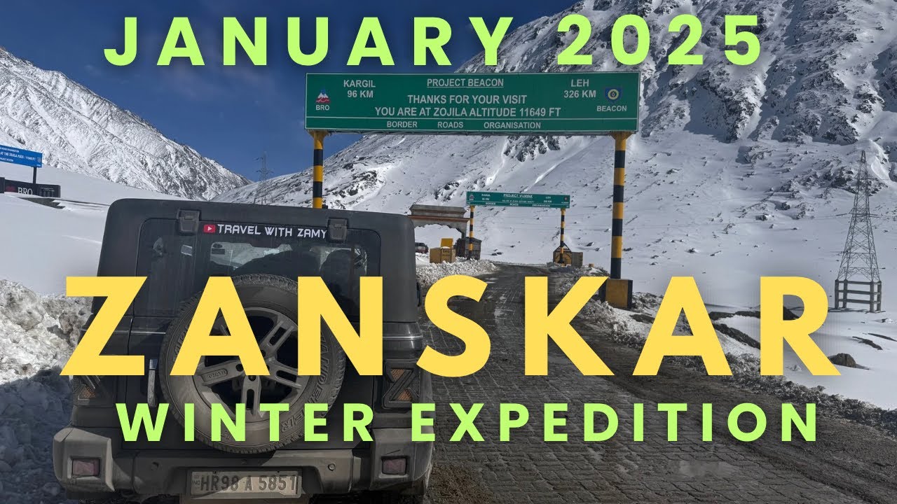 Srinagar to Kargil via Zojila pass | Zanskar Part 2