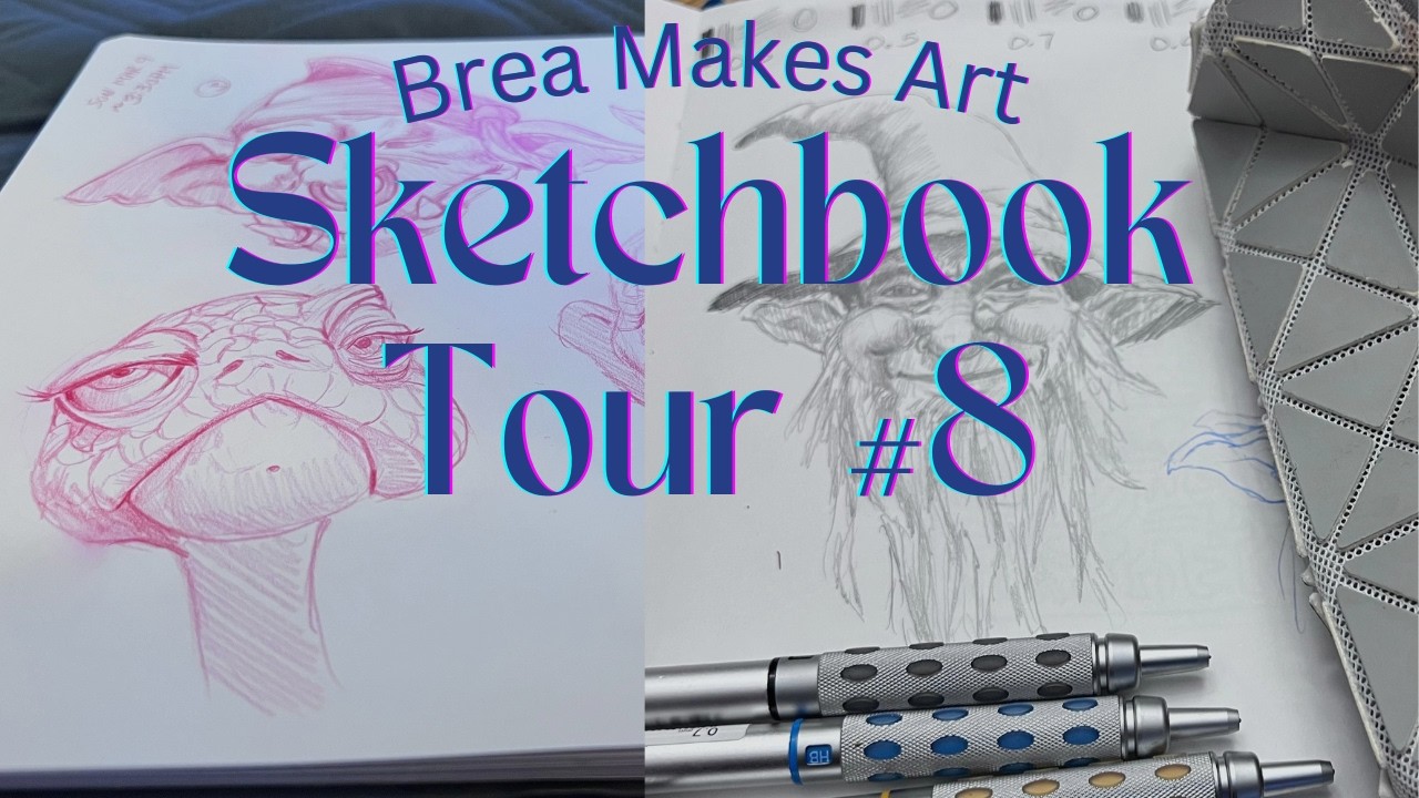 Sketchbook Tour | First Half of Illo Sketchbook