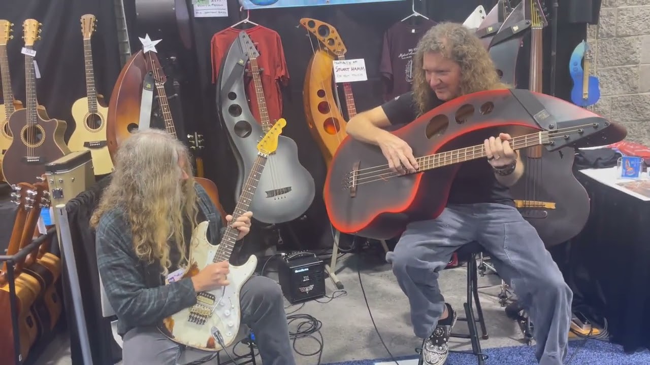 Michael Lee Firkins Jam @ Big Johnson Bass Booth NAMM 2026 | Dreams