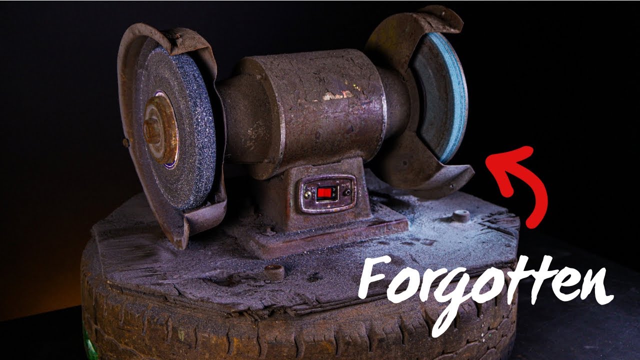 Bench Grinder Restoration: Before and After
