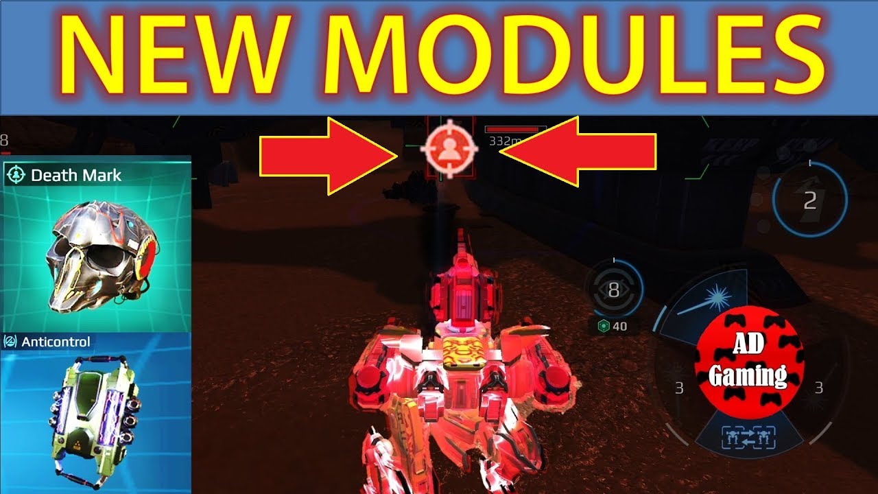 War Robots - New Modules - Anti Lock Down/Suppression And Death Mark Gameplay