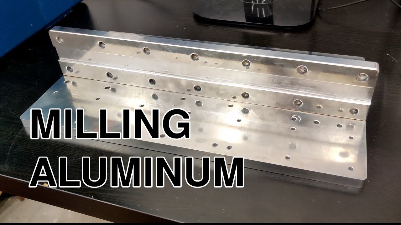 Milling 6061 Aluminum Plate on a PrintNC CNC Machine