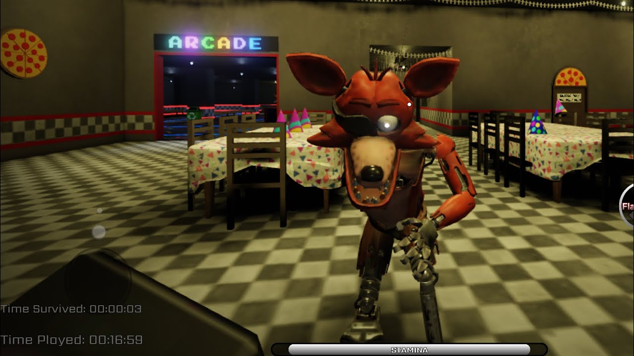 Playing fnaf on Roblox with some friends 