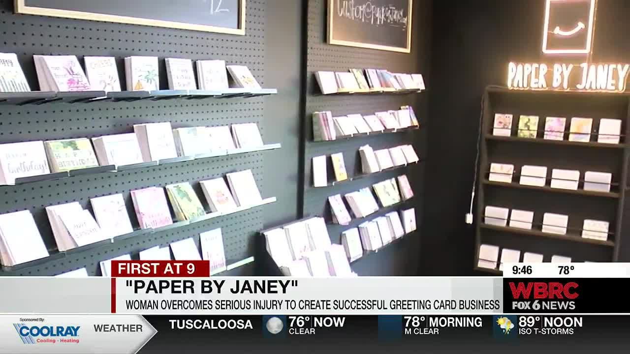 Woman overcomes serious injury to create successful greeting card business