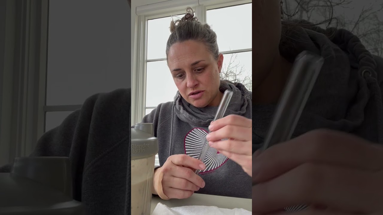 Best Reusable Straws for Oats Overnight in Blender Bottle - Made in USA | Strawesome