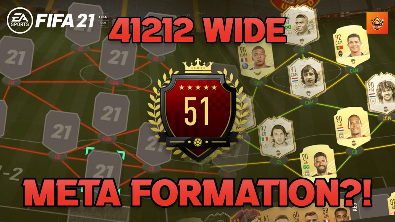 41212 Wide Post Patch Meta Custom Tactics |Fifa 21 Best custom tactics