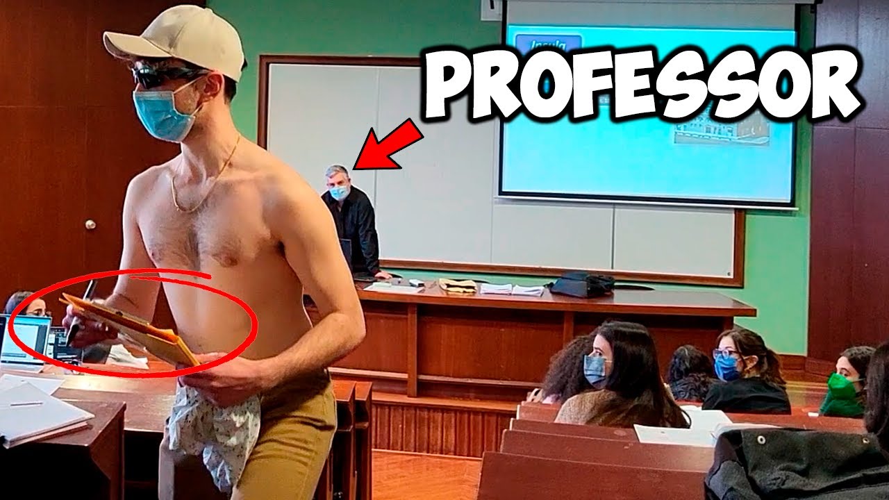INVADI UMA AULA DE FACULDADE EM TRONCO NU Por Isto