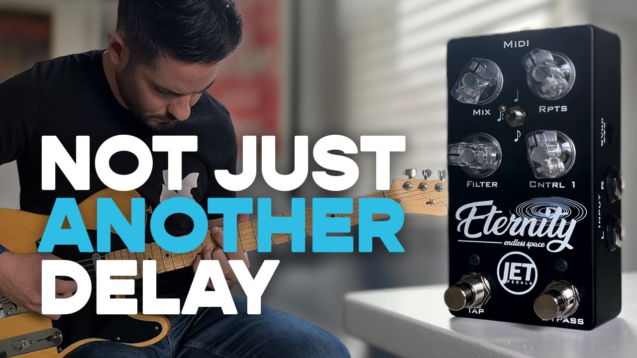 An INCREDIBLE Utility Delay | JET Pedals Eternity Delay Pedal Demo and Review